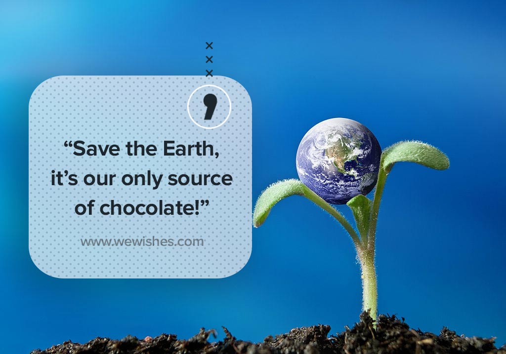 Save the Earth, Quote