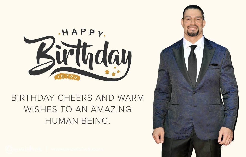 Roman Reigns birthday wishes