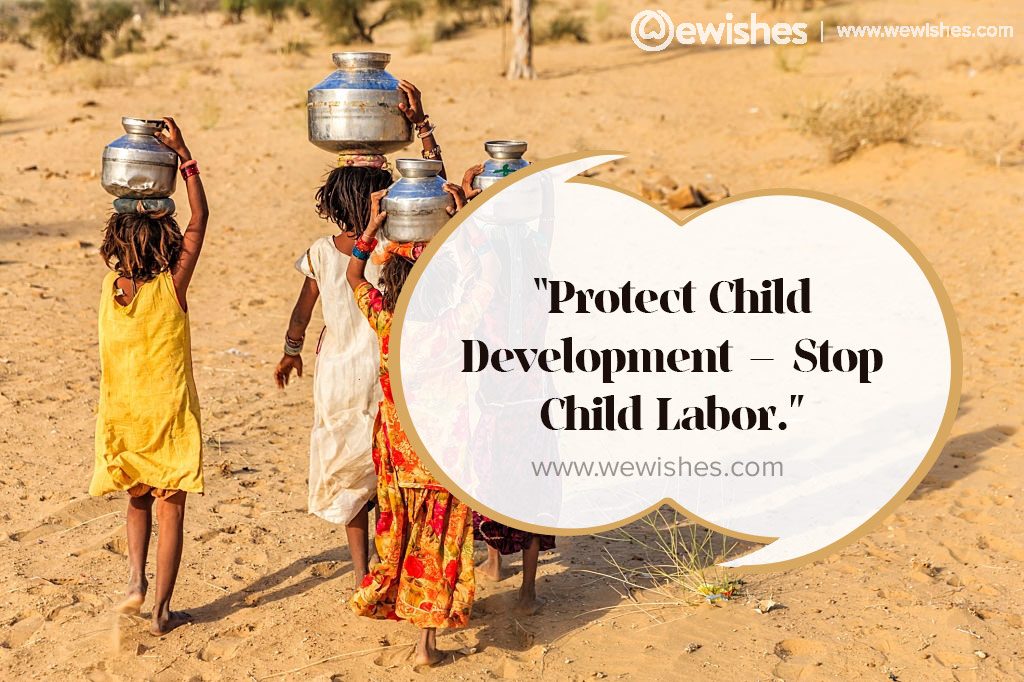 Stop child labour slogans 3