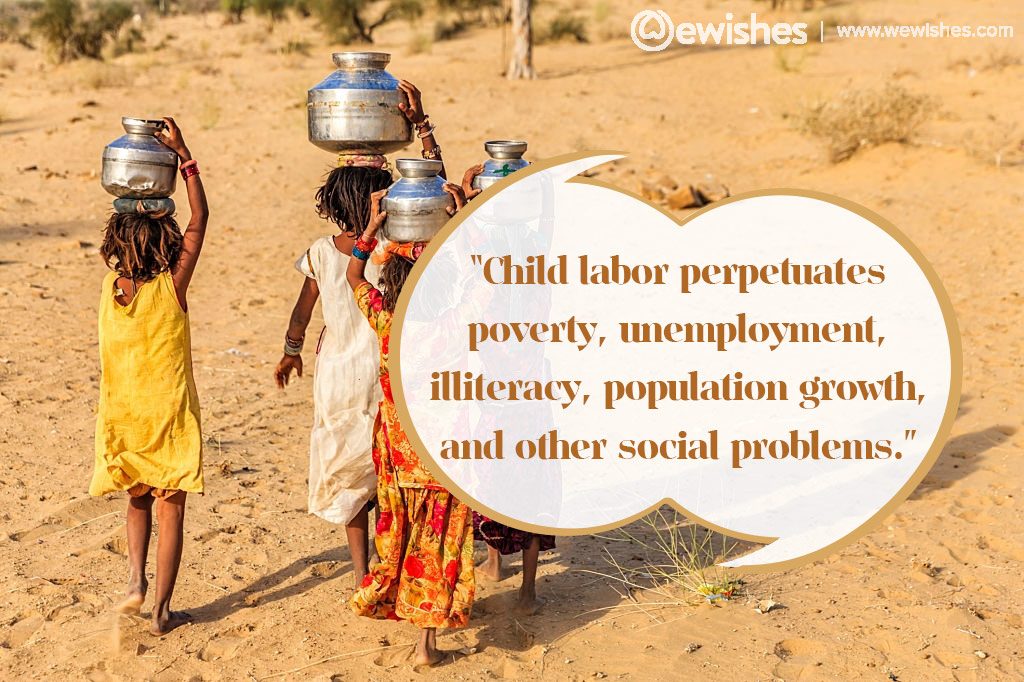 Stop child labour slogans 4