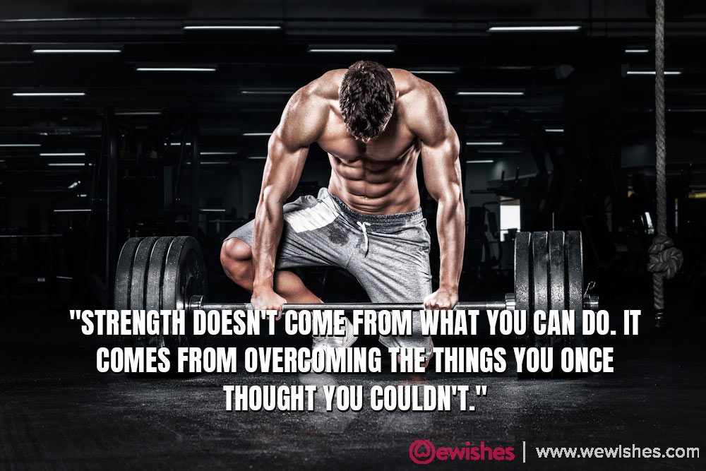 gym quotes for him