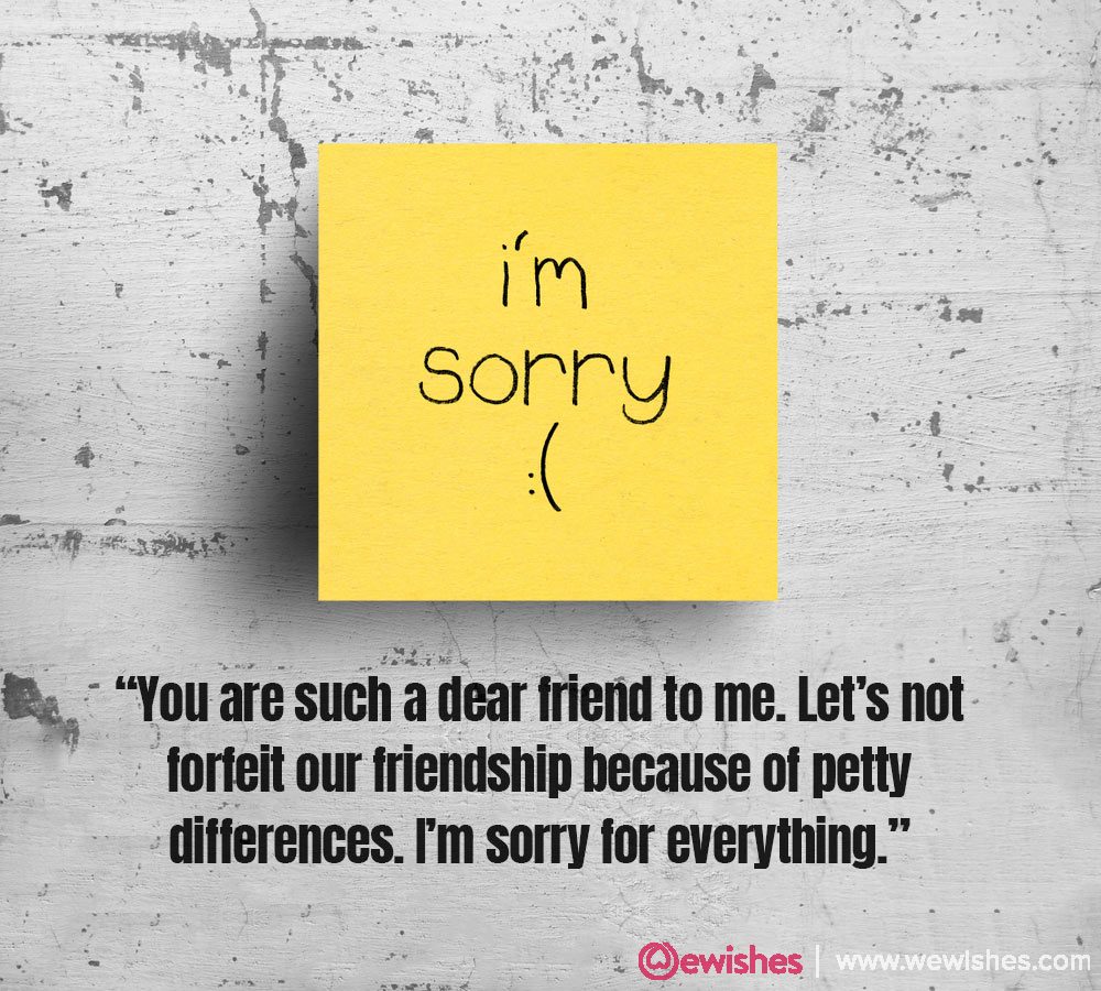 Sorry Quotes To Express Your Apologies – We Wishes