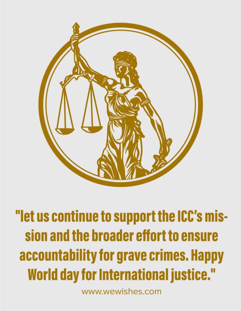 World Day for International Justice Quotes