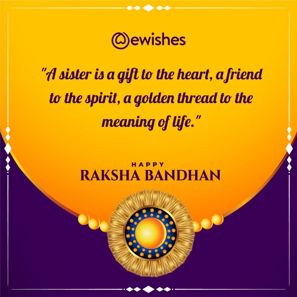 Happy Raksha Bandhan (Rakhi) Wishes Quotes for Sister and Brother ...