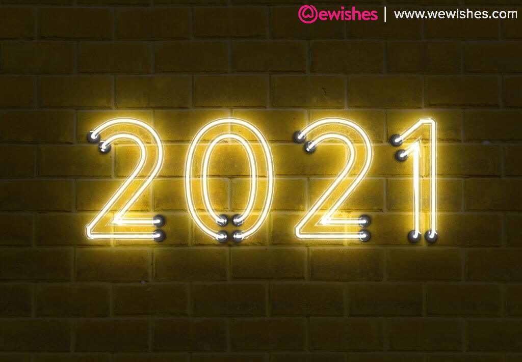 Happy New Year 2021, wallpaper