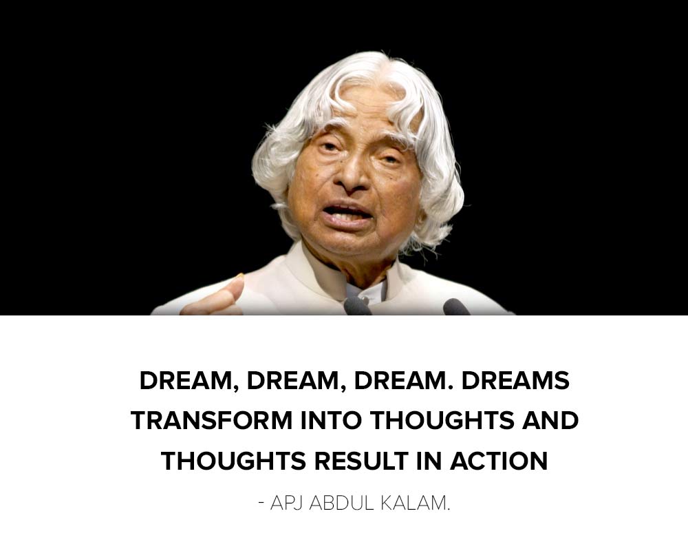 International Youth Day quotes, APJ Abdul Kalam.