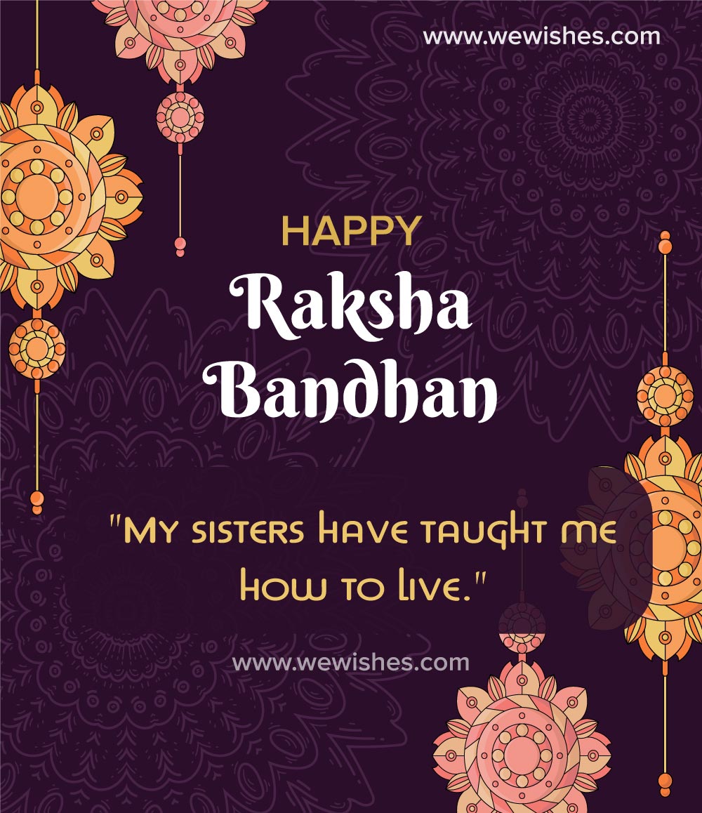 Happy Raksha Bandhan (Rakhi) Wishes Quotes for Sister and ...