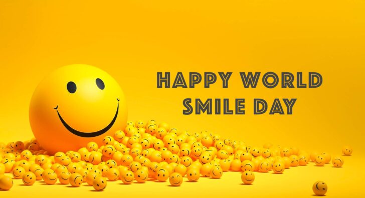 Happy World Smile Day (2024) Wishes, Quotes, Greetings -Cheers face on ...