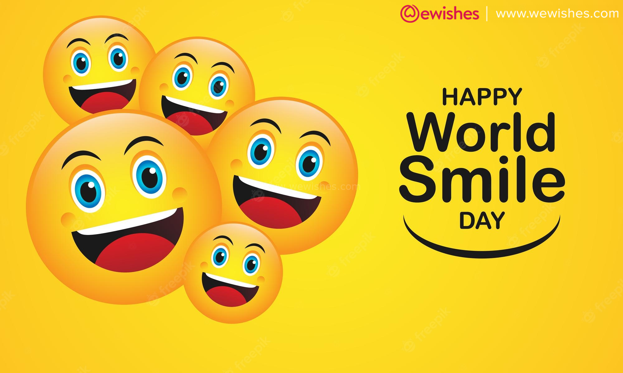 Happy World Smile Day (2024) Wishes, Quotes, Greetings Cheers face on